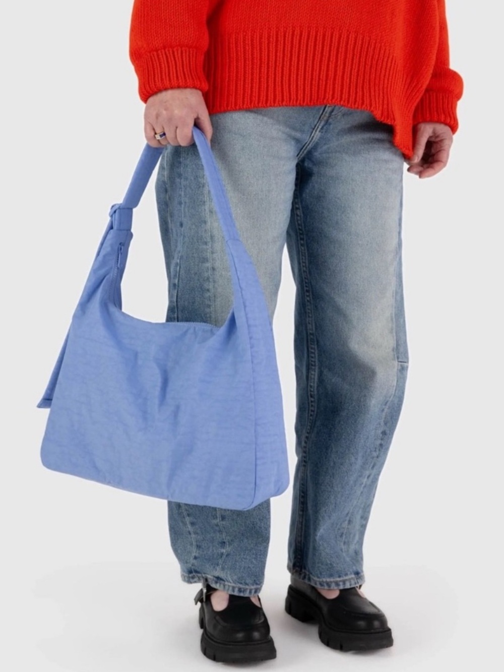 Baggu Nylon Shoulder Bag in Cornflower Blue